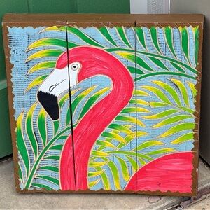 Colorful Flamingo Wall Art